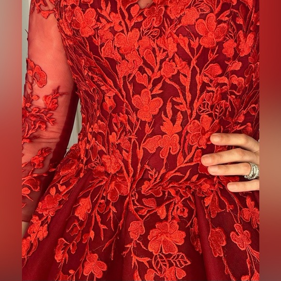 Turkish made Red Engagement dress! - Picture 4 of 6